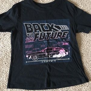 back to the future cropped tee.